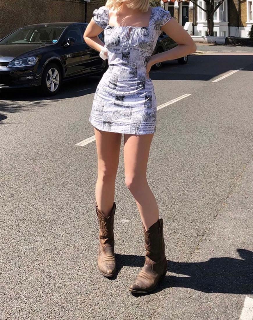 Gaval Mini Dress in Tarot Gaval Mini Dress in Tarot
