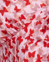 Butterfly Peach Red