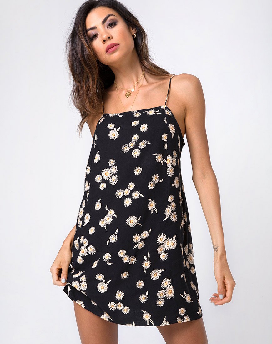 Salista Slip Dress in Grunge Daisy Floral Salista Slip Dress in Grunge Daisy Floral