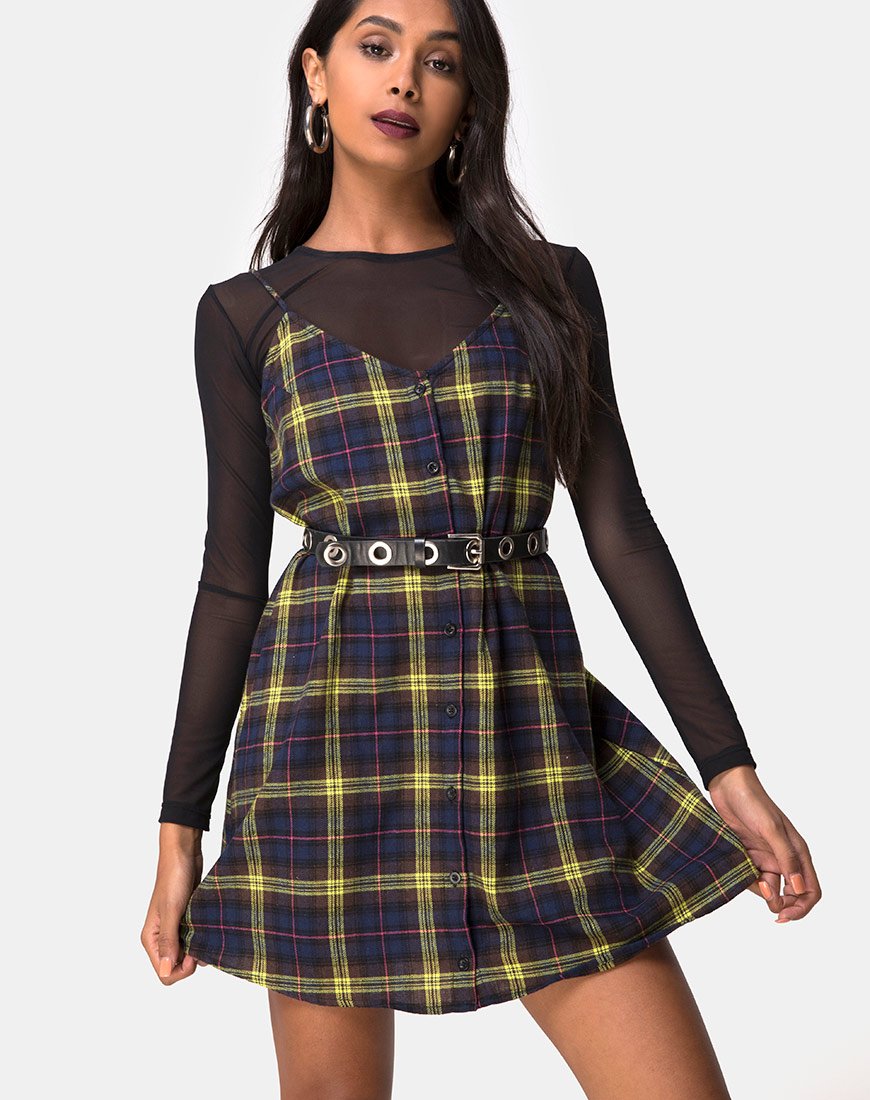 Yellow plaid dress forever 2024 21