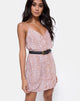 Image of Sanna Slip Dress in Leopard Spot