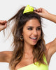 Image of Scrunchie in Coated Lime