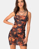 Image of Seruchi Mini Dress in Fire Mesh