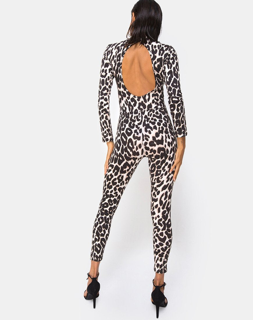 Acro Unitard en rojo jaguar oversize