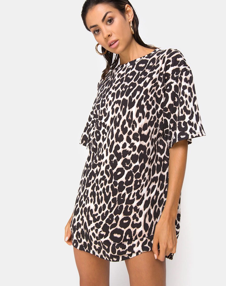 Image of Sunny Kiss Tee in Oversize Jaguar