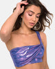 Image of Tetric Top in Metallic Shimmer Lavendar