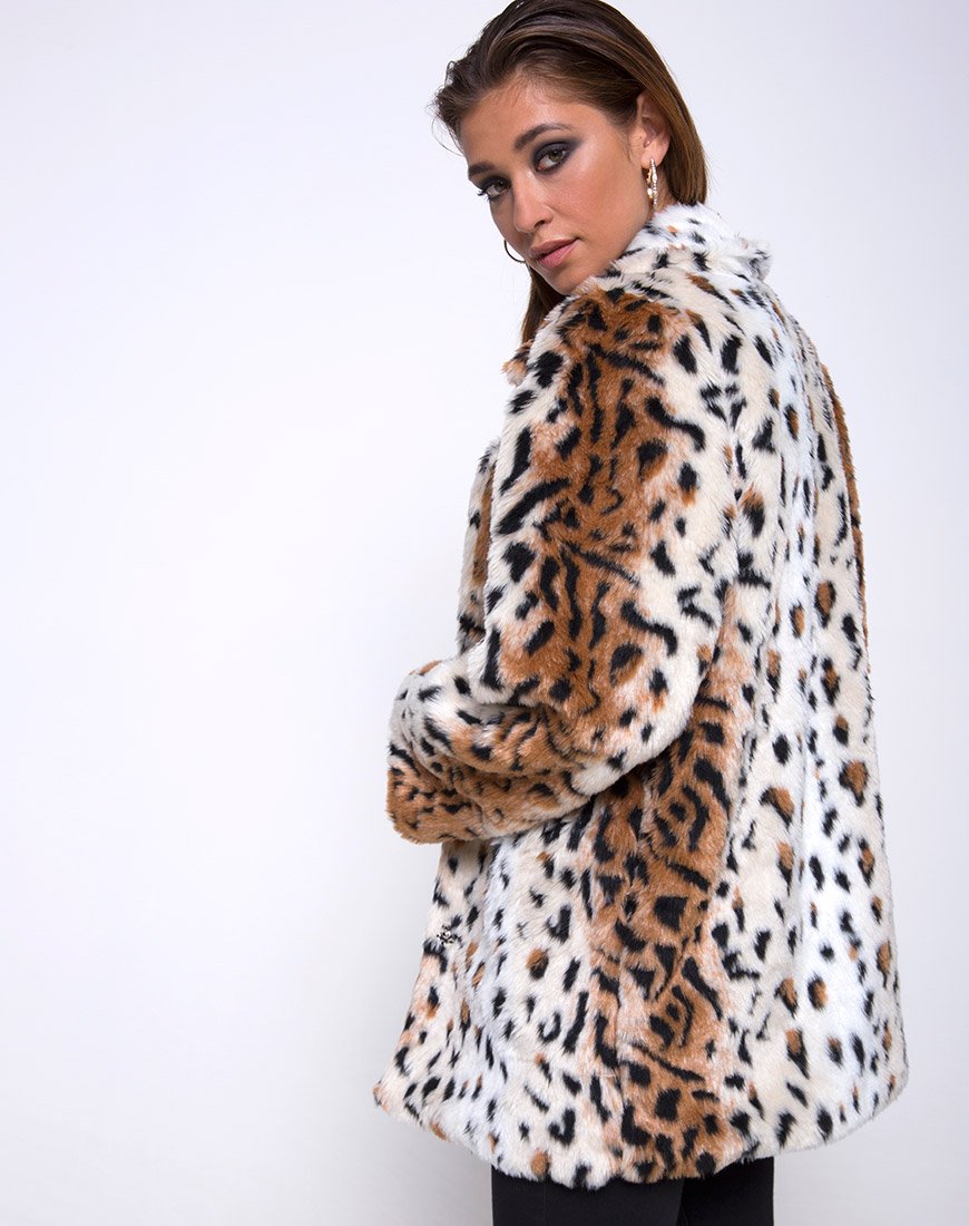 Tina Coat in Leopard Faux Fur – motelrocks-com-us