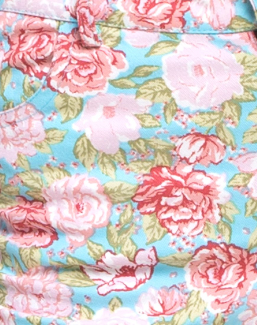 Image of Ultimate Jean in Bloom Floral Blue Base