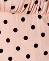 New Polka Nude Black