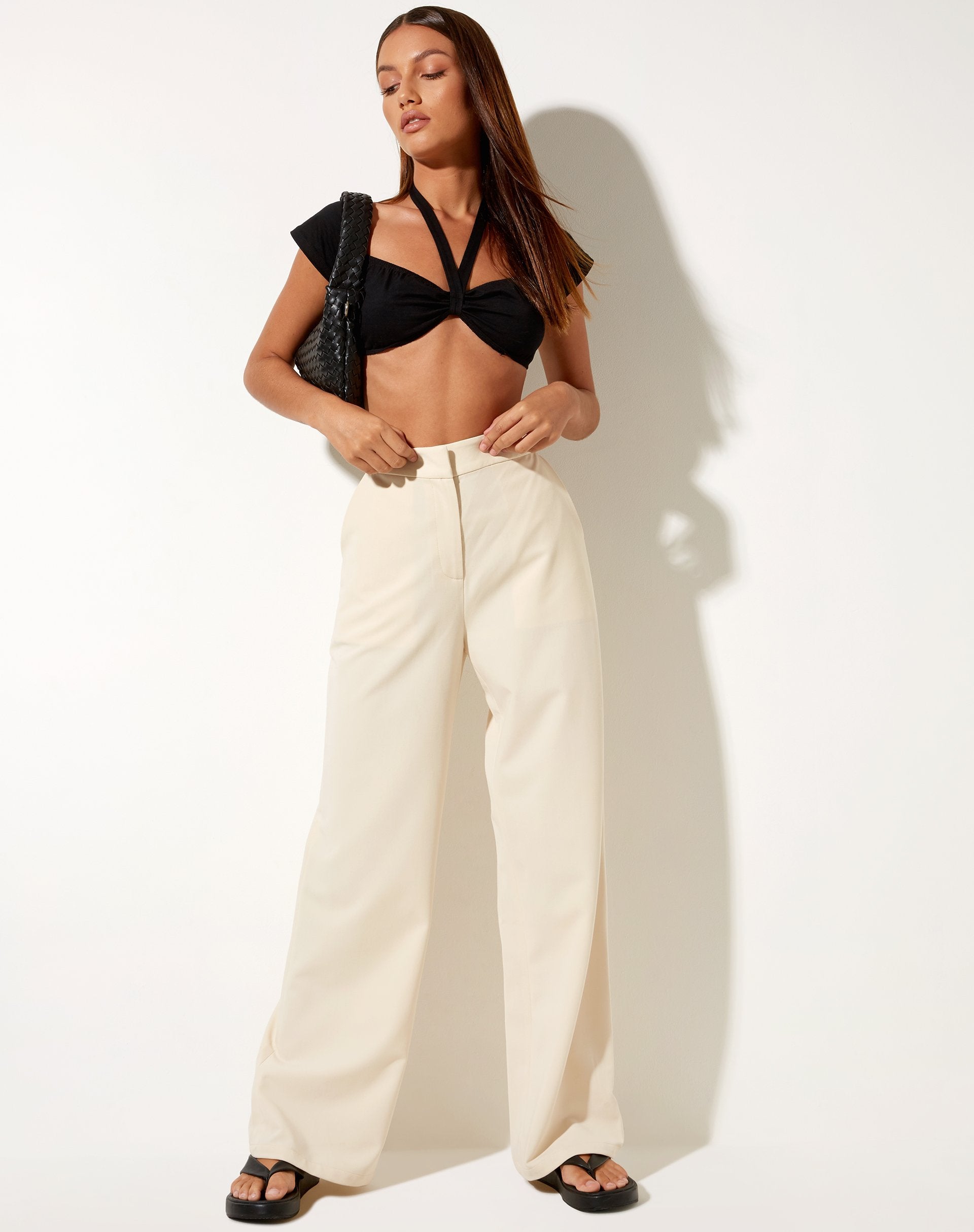 Image of Zaveta Bralette Top in Black