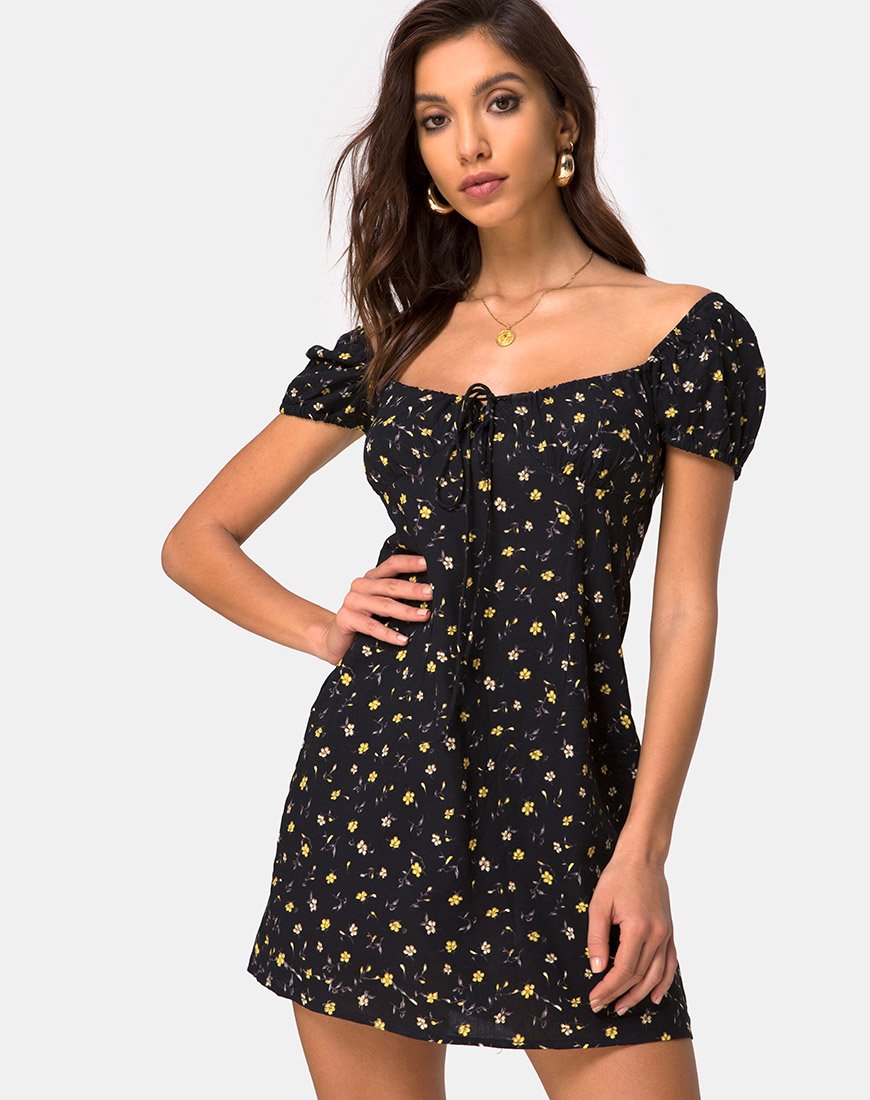 トップス IMASA - Night floral mini dress Floral Lace Sleeveless Mini Dress - Just Me | New York & Company