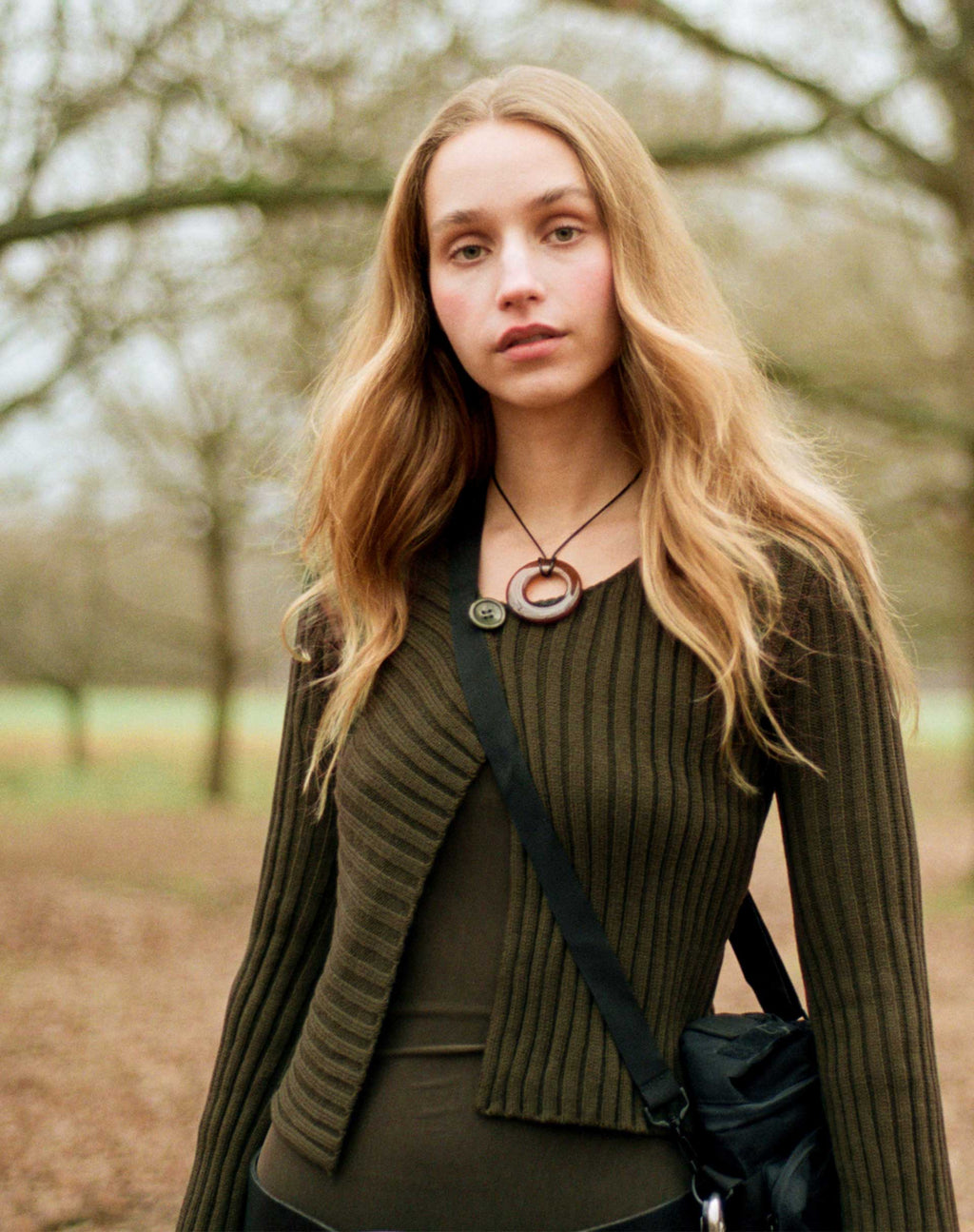 Penelope Cardi in Deep Olive