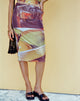 image of Rujha Midi Skirt in Fruit Photoprint