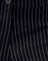 black pinstripe