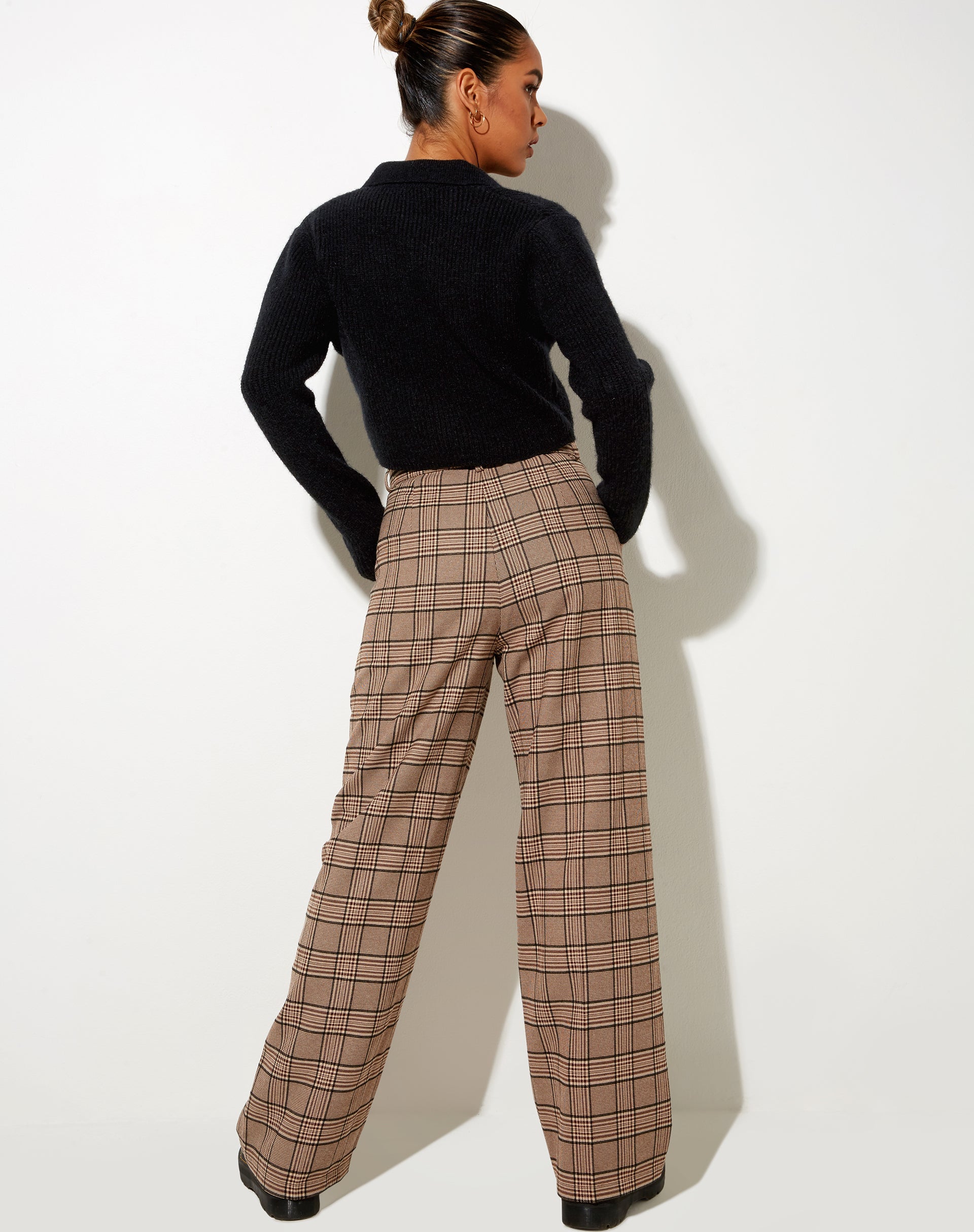 Dolce & Gabbana Virgin Wool Trousers With Check Print In Multicolor |  ModeSens