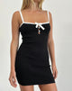 Image of Acilla Knitted Mini Dress in Black