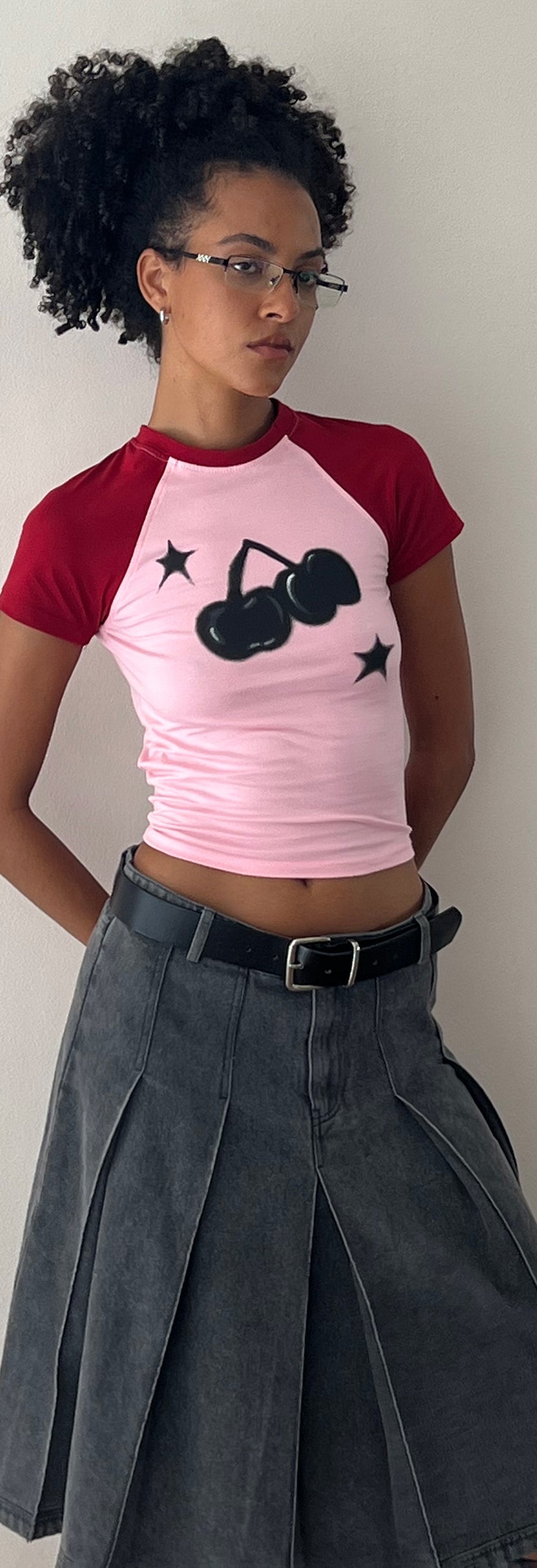 Agneta Tee in Dazzling Blue and Buttermilk Combination main image 1