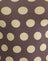 Brown with Big Yellow Polka Dots