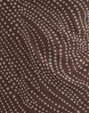 Abstract Polka Flock Brown