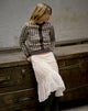 Image of Anahita Tiered Skirt in Chiffon Buttercream