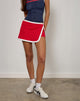 Image of Andeci Sport Skort in Red with White Binding