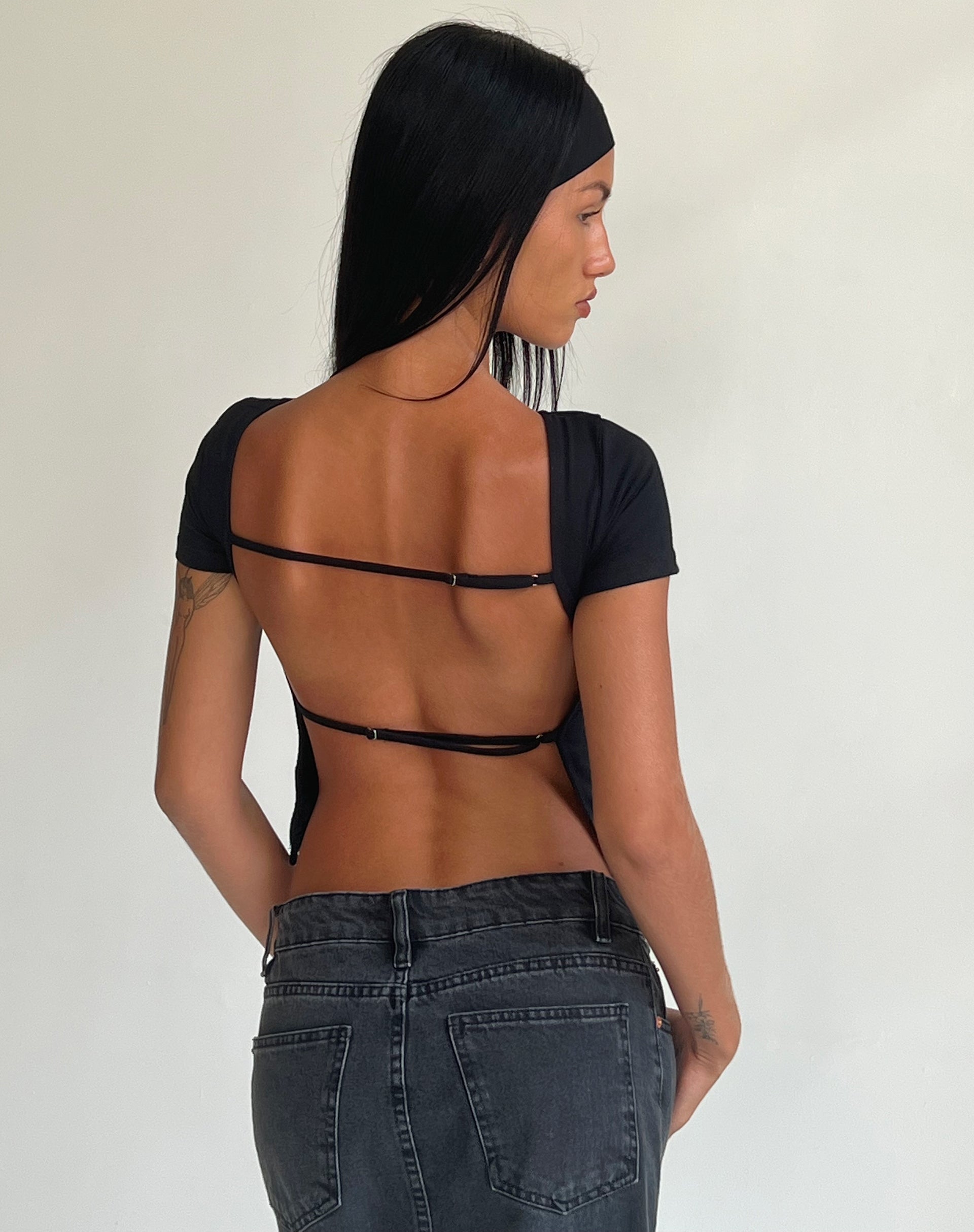 Backless Tops, Open & Low Back Tops