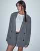 Image of Ardea Double Breasted Blazer in Charcoal Tailoring