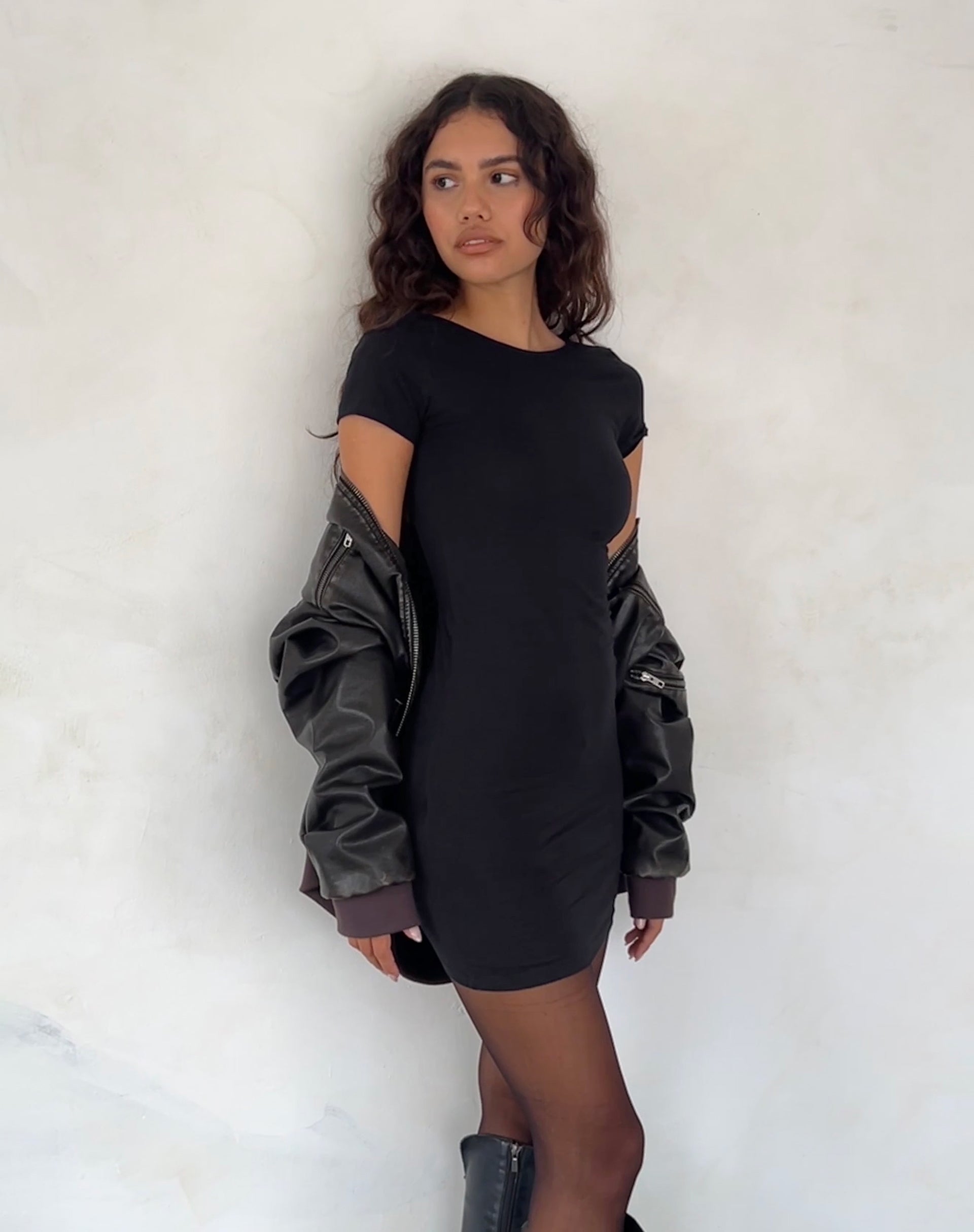 Black Open Back Mini Dress | Atina motelrocks-com-us Black Open Back Mini Dress | Atina motelrocks-com-us