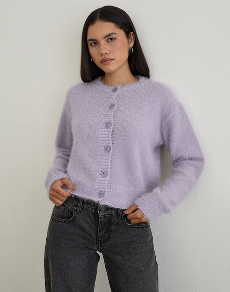 AUDRINA-CARDI-FLFFY-KNT-DUSTY-