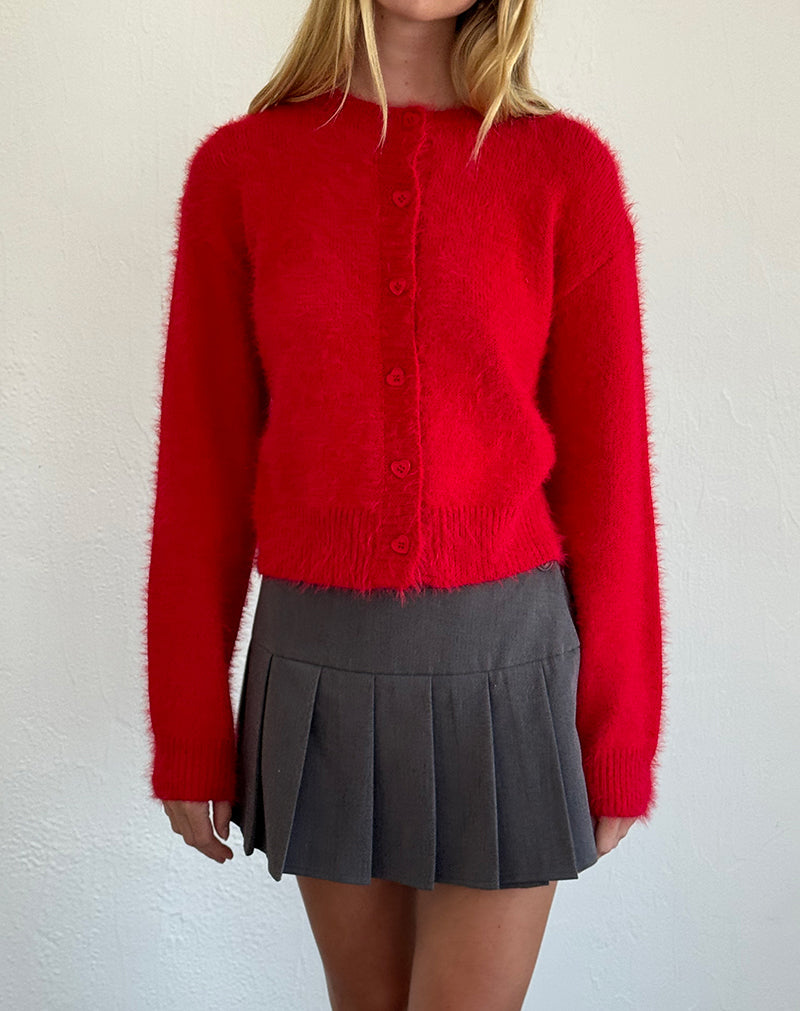 Fluffin Cute Reversible Cardi - Ristretto