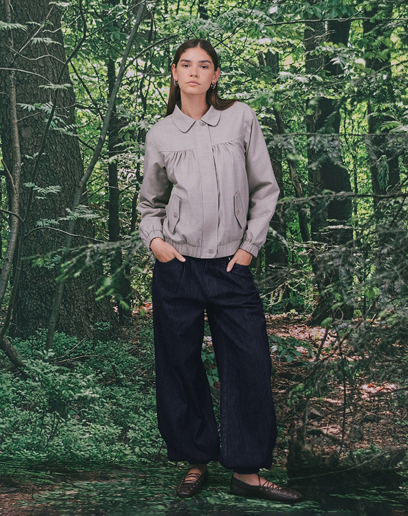 Image of Banaran Balloon Trouser in Chambray Indigo