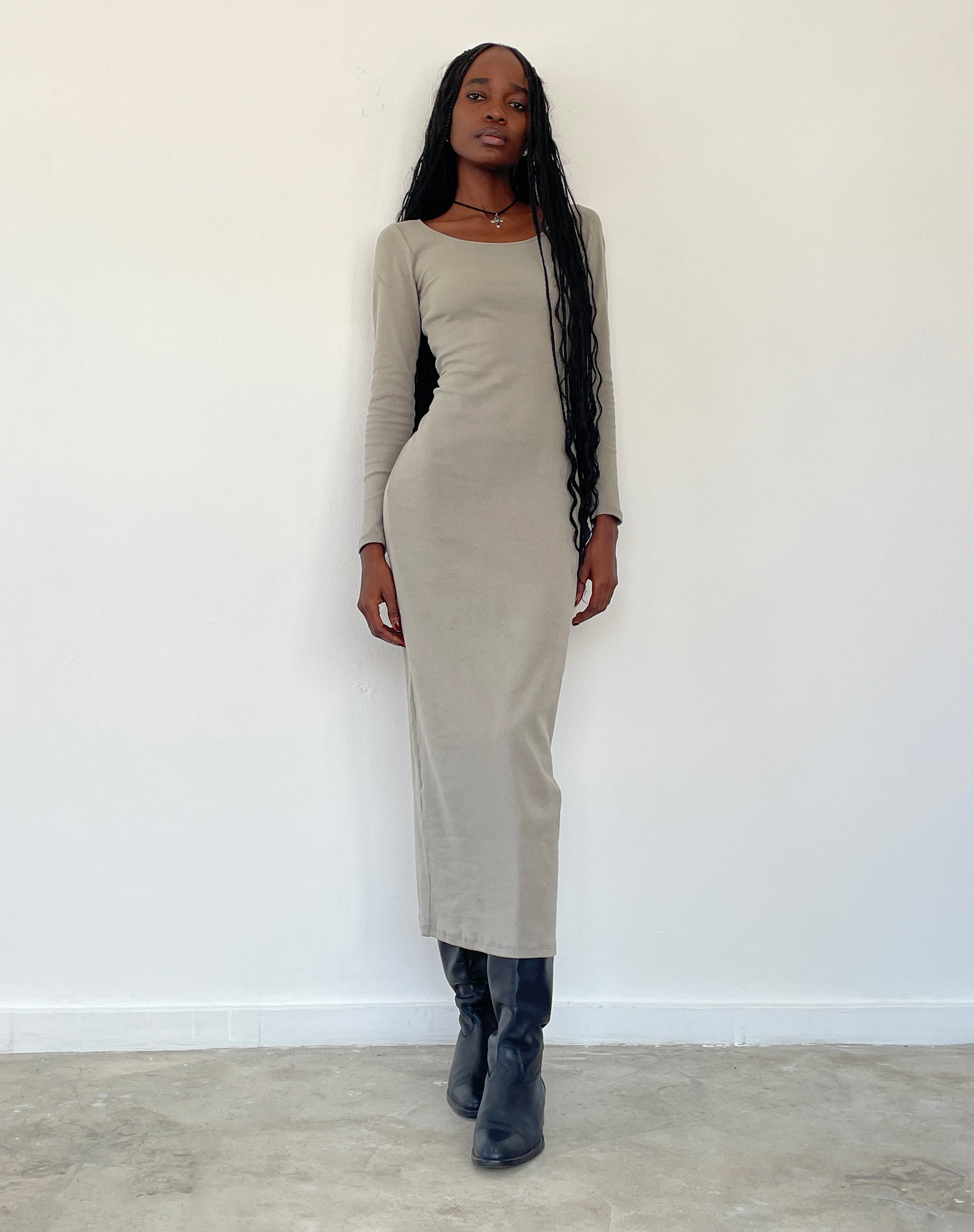 Sage 2024 grey dress