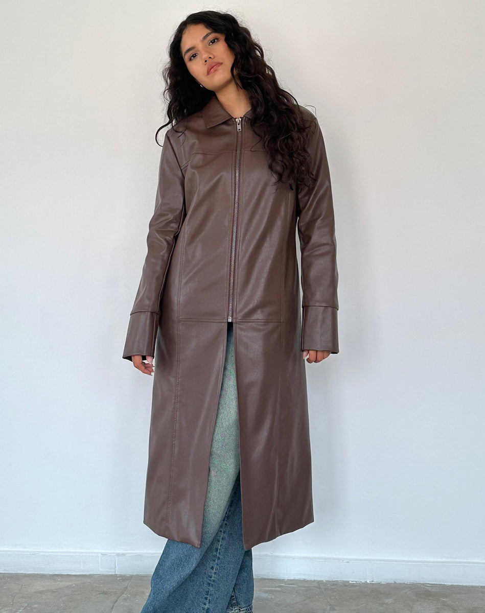 Scout PU Trench Coat
