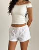 Image of Bolaxi Short in Off White Linen