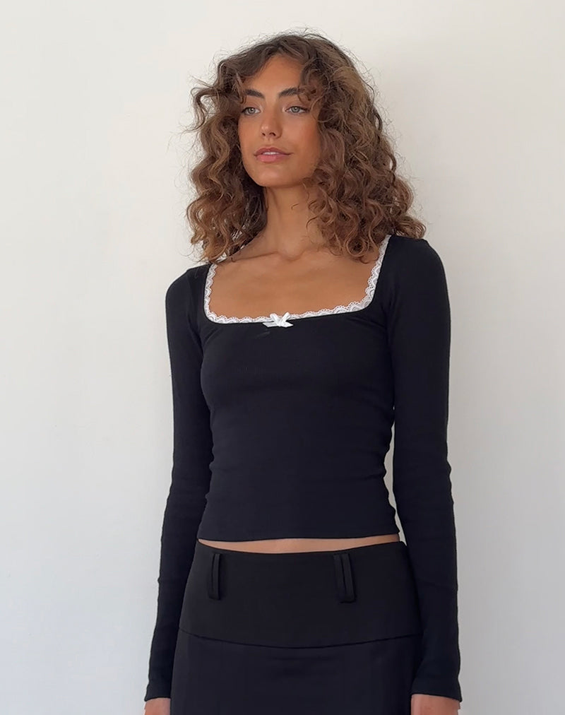 Tailoring Black Pleated Midi Skirt motelrocks-com-us Fermi – 