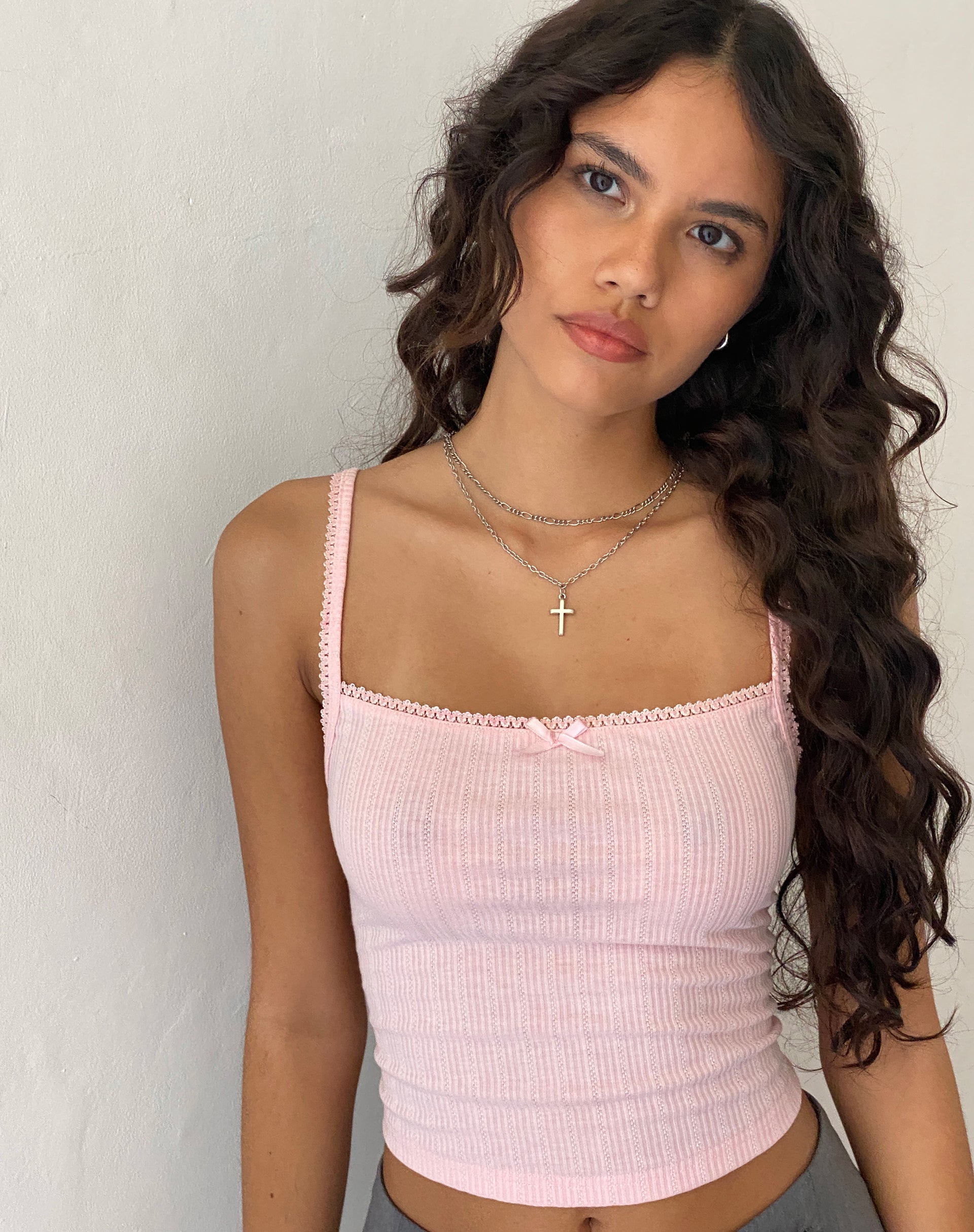 Pink shop cami top