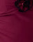  Burgundy with Rosette