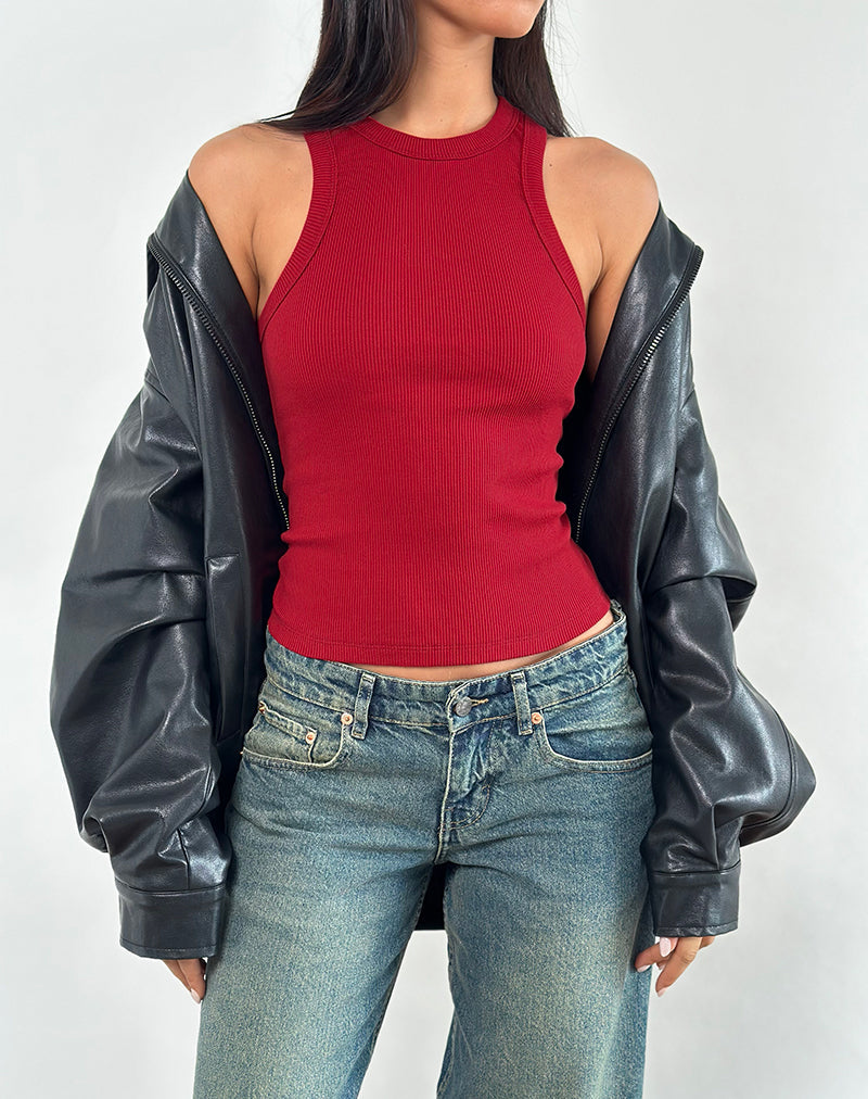 Motel Rocks Red Top New Collection Womens Fashion Clothing - Motel Rocks – Translation ...