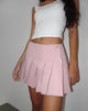 Image of Casini Pleated Micro Skirt in Pink