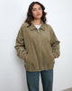 Image of Cavita Jacket in Cord Artichoke Green