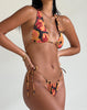 Image of Leyna Bikini Bottom in Orchid Sunset