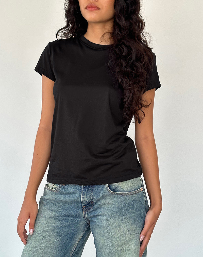 Black Baggy Tee | Clio – motelrocks-com-us