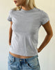 Image of Clio Baggy Tee in Grey Marl