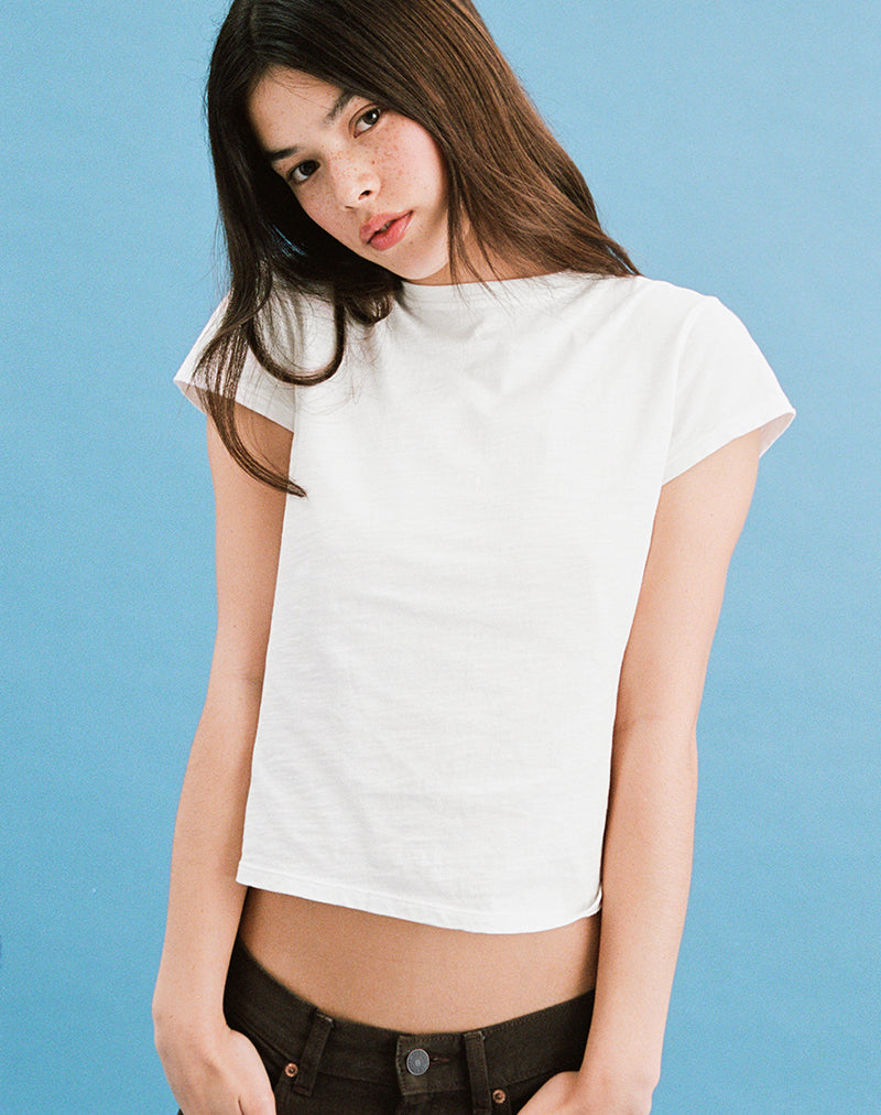 Image of Clio Baggy Tee in Ivory