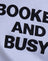 Lilac with Booked and Busy Slogan