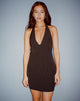 Image of Coby Mini Dress in Pinstripe Black