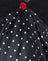 Black Polka Dot Satin