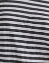 Ivory with Charcoal Stripe