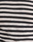 Sheer Jersey Black and White Stripe