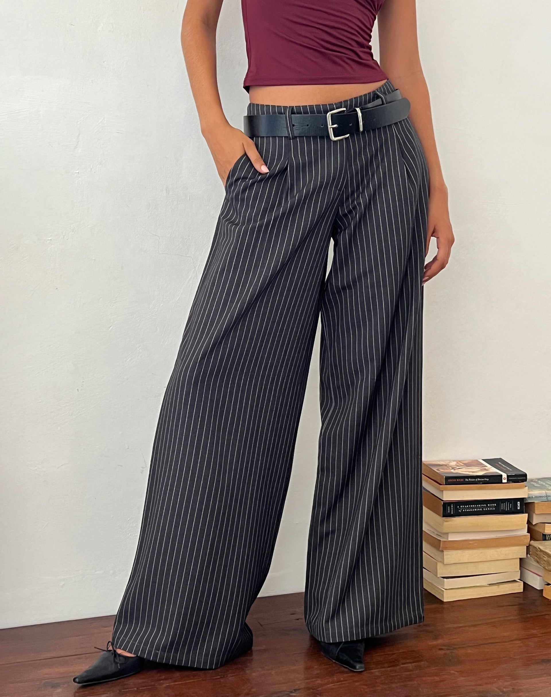 Maeve Pinstripe Trousers | Anthropologie Japan - Women's Clothing,  Accessories & Home